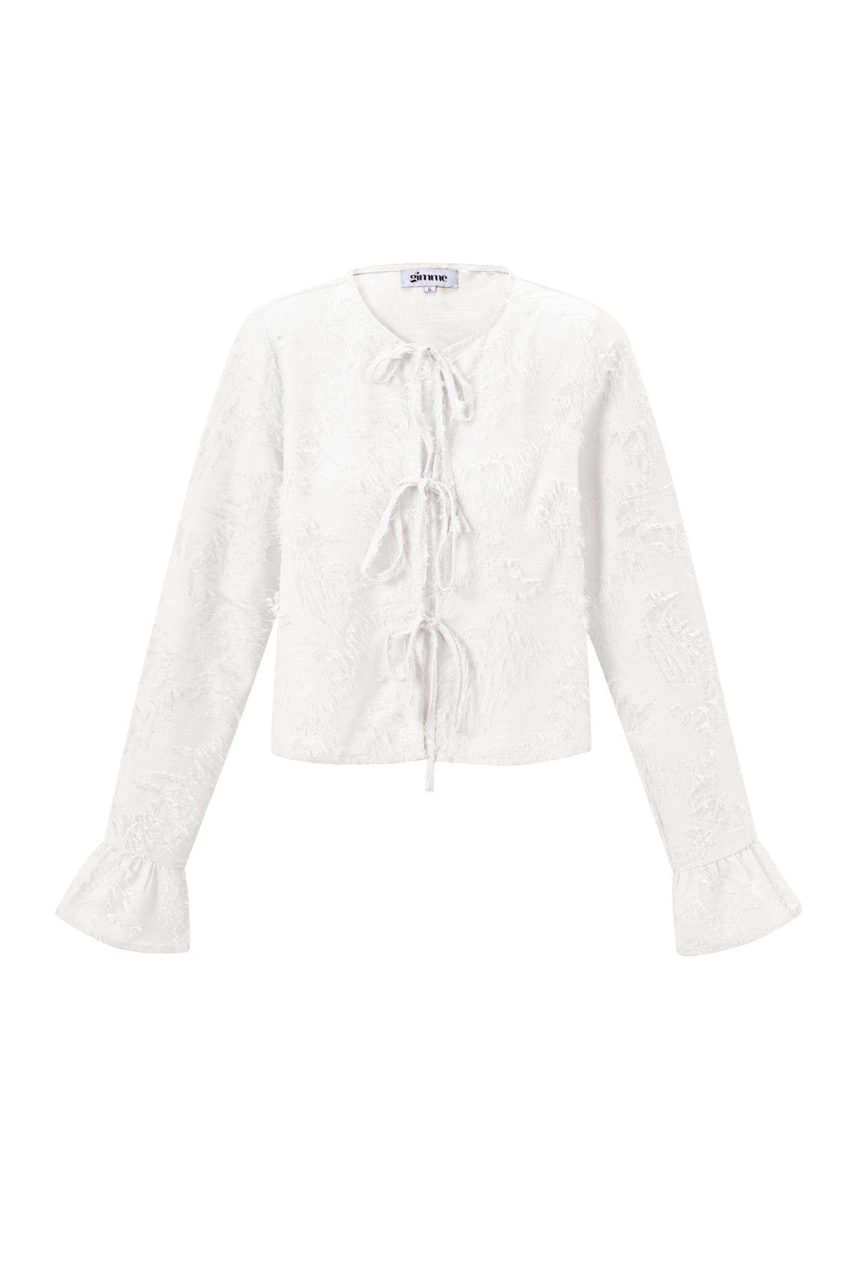 Geweven Lange Mouwen Tops 