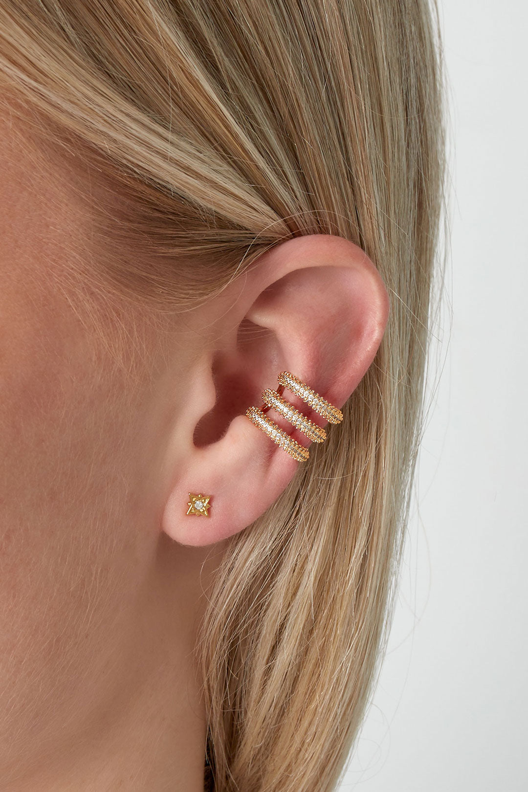Ear Cuff Bling Trio