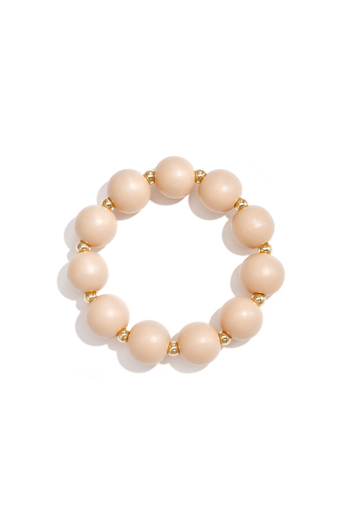 Chique Houten Kralenarmband