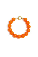 Armband Met Grote Kralen En Sluiting Aan De Voorkant