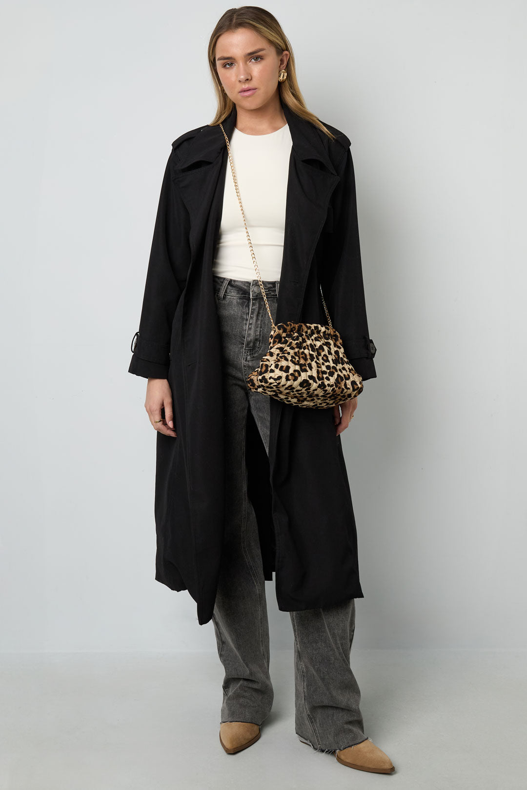 Leopardenprint Schoudertas
