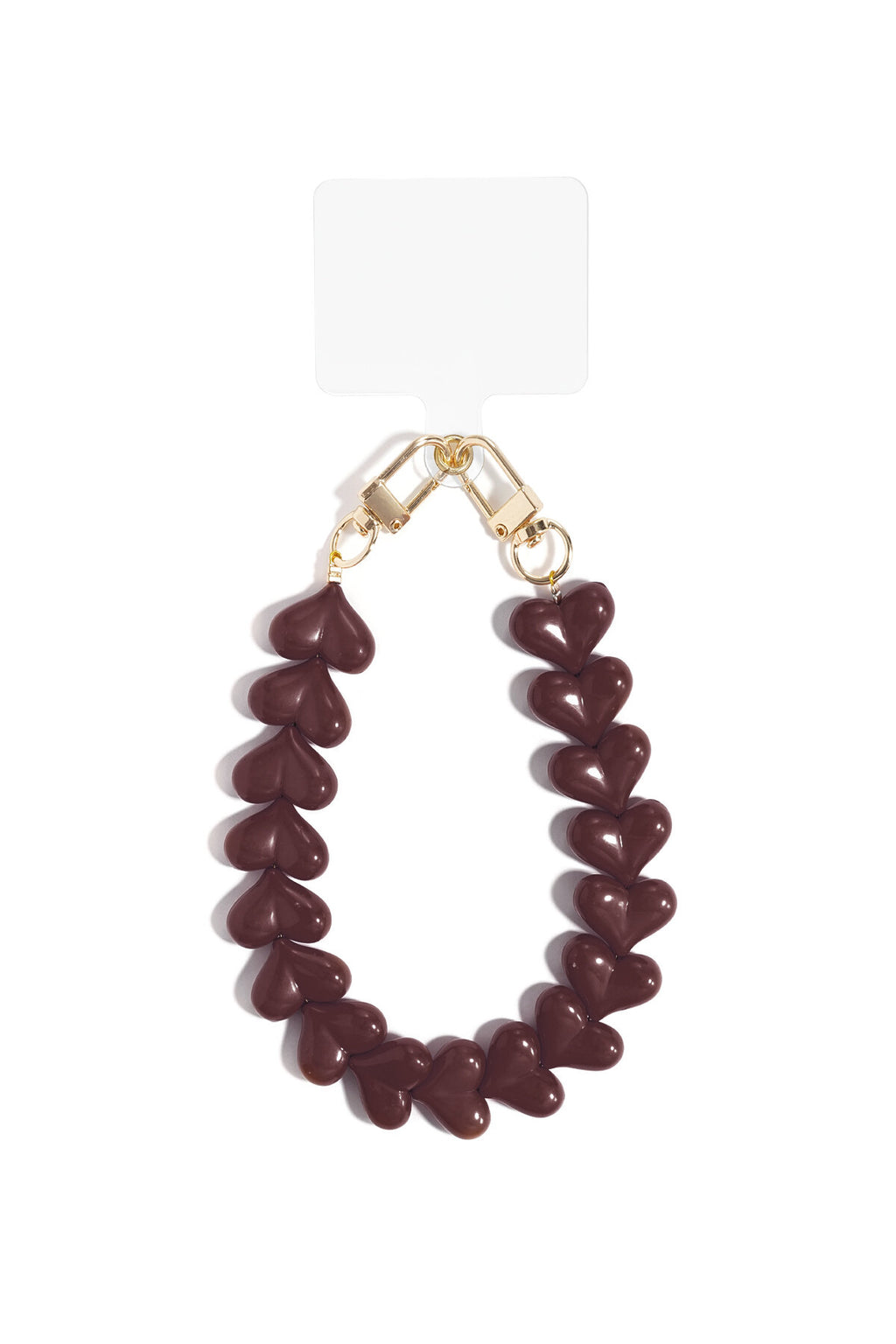 Acryl Hart Telefoonketting