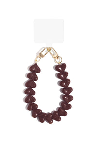 Acryl Hart Telefoonketting