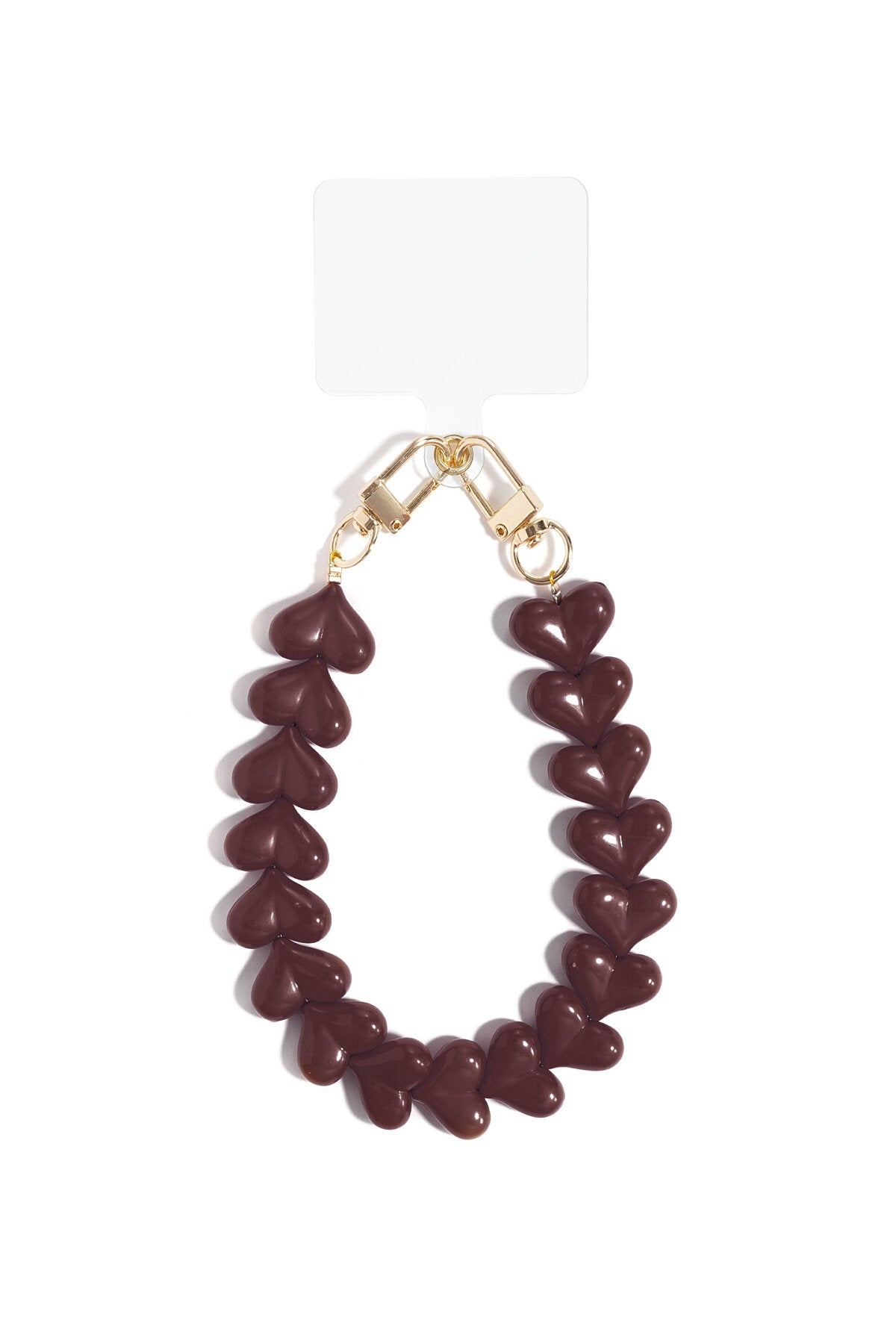 Acryl Hart Telefoonketting