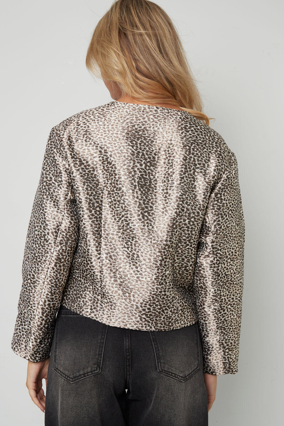 Elegante Jas met Bloemenprint