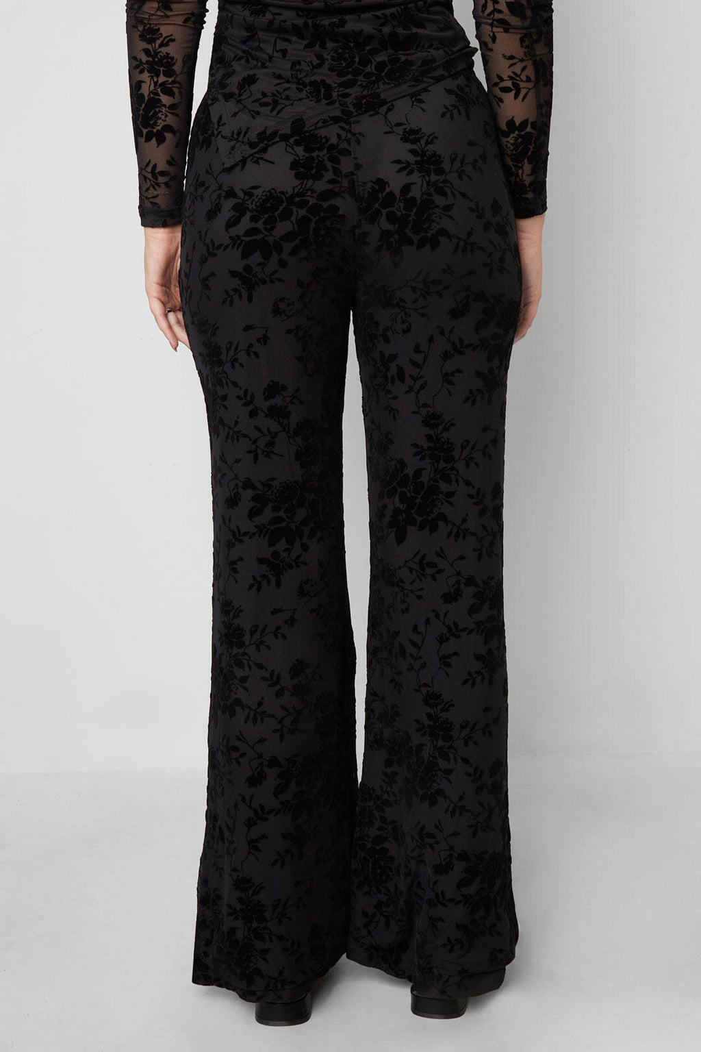 Sexy Florale Flare Broek