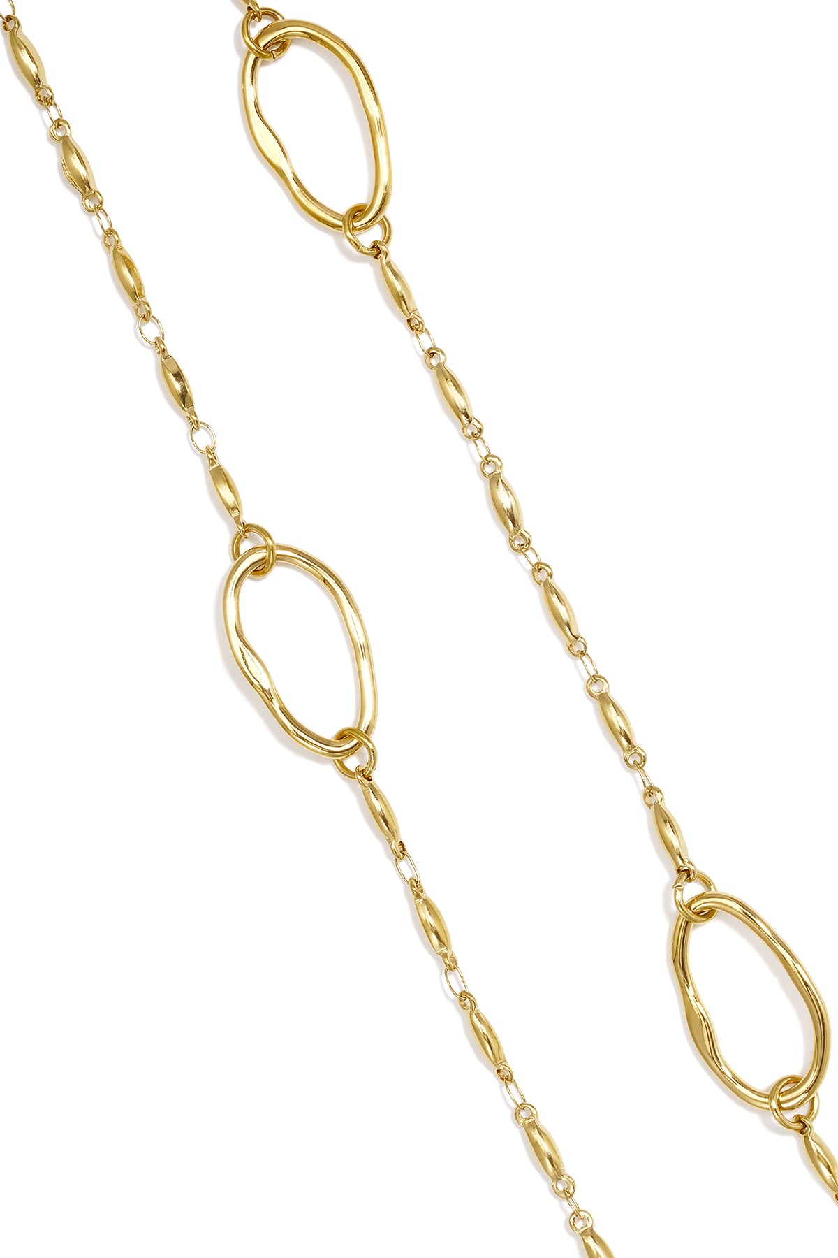 Elegante Gouden Lange Ketting