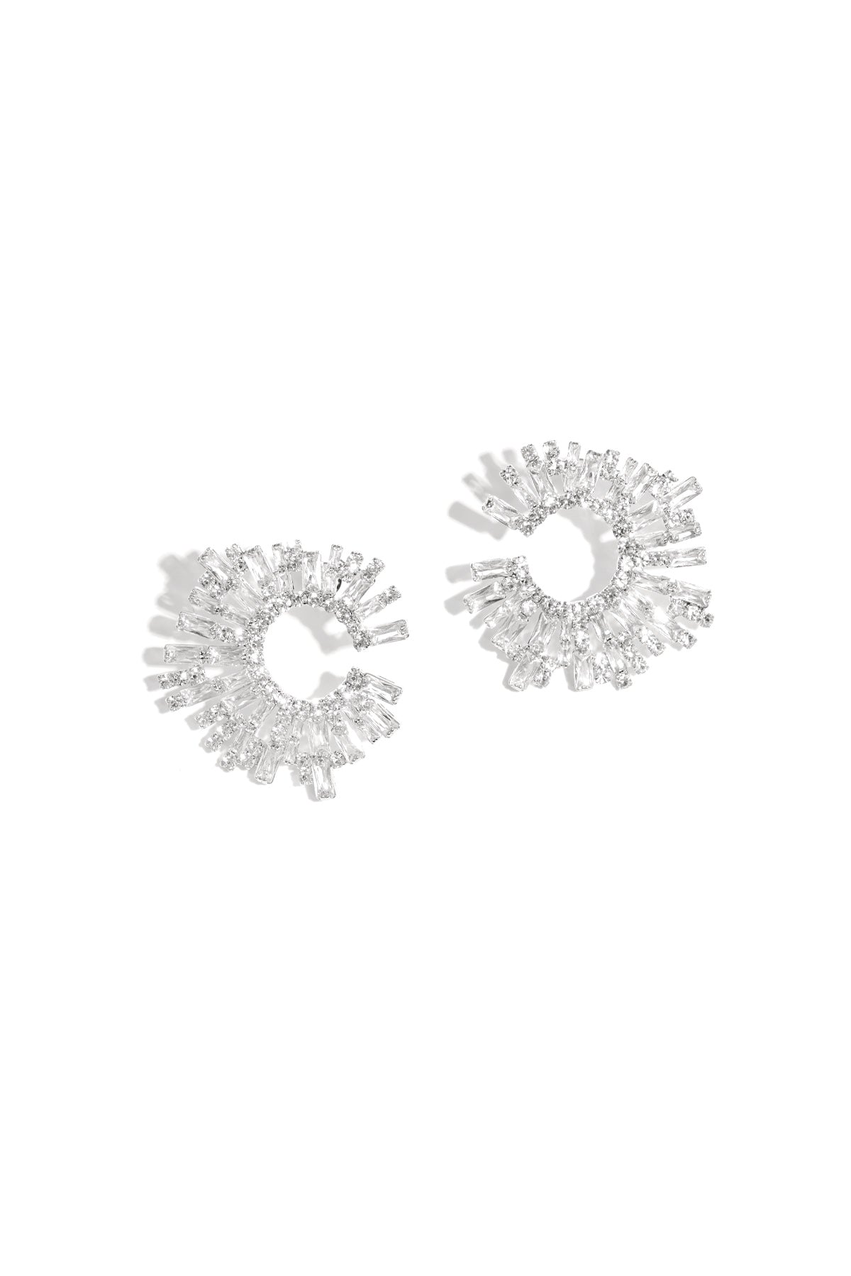 Koperen Oorbellen Geometrisch Elegant Kerst Luxe Serie