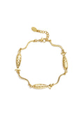Elegante Stalen Visketting Armband