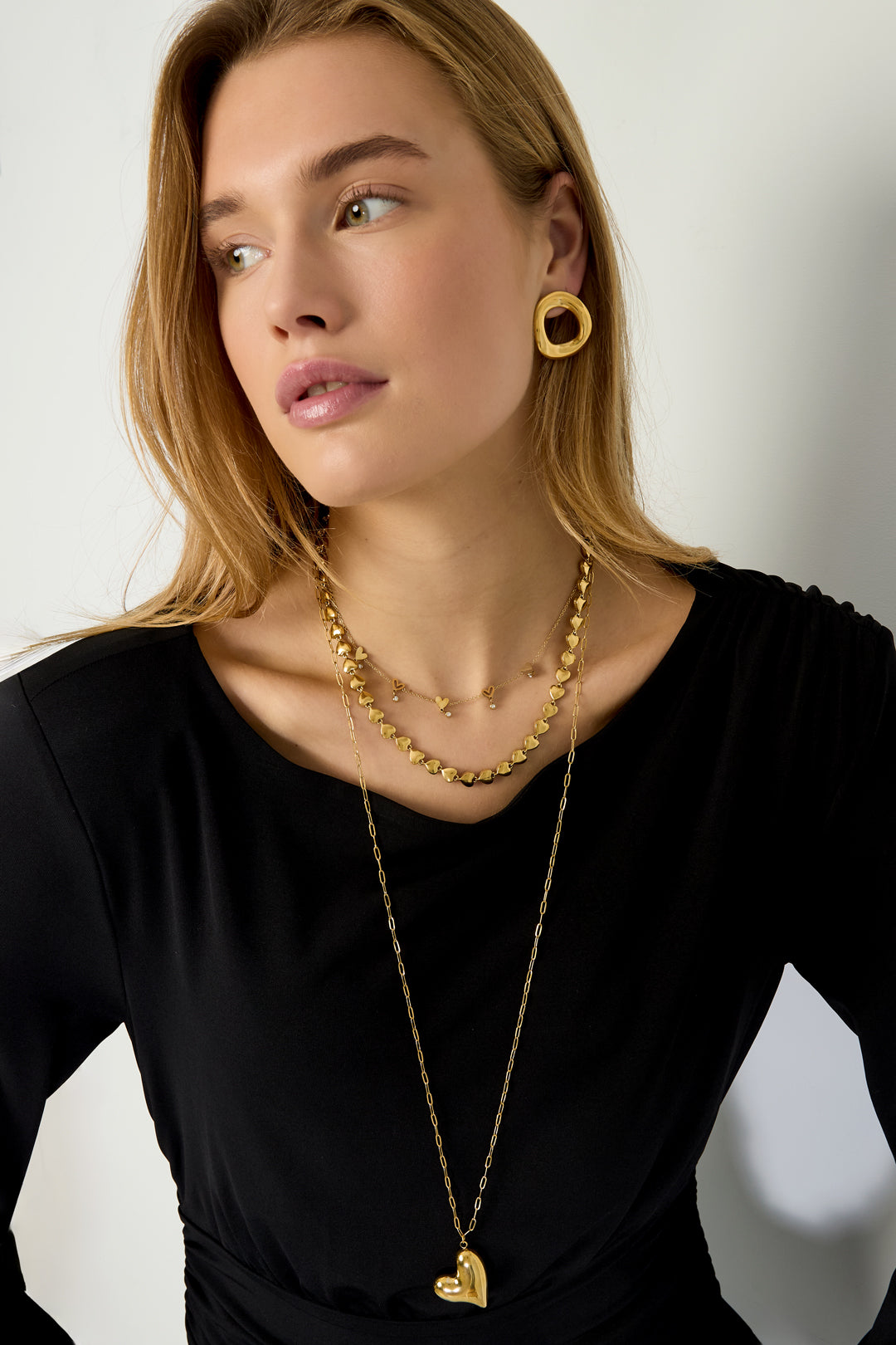 Elegante Kettingen Met Hart
