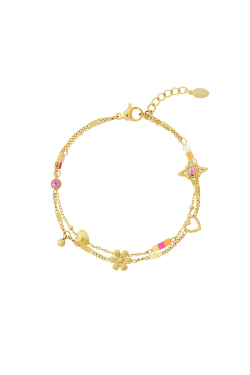 Armbanden Met Bloemenmotief Bedels 