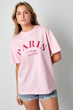 T-shirt Casual Letters