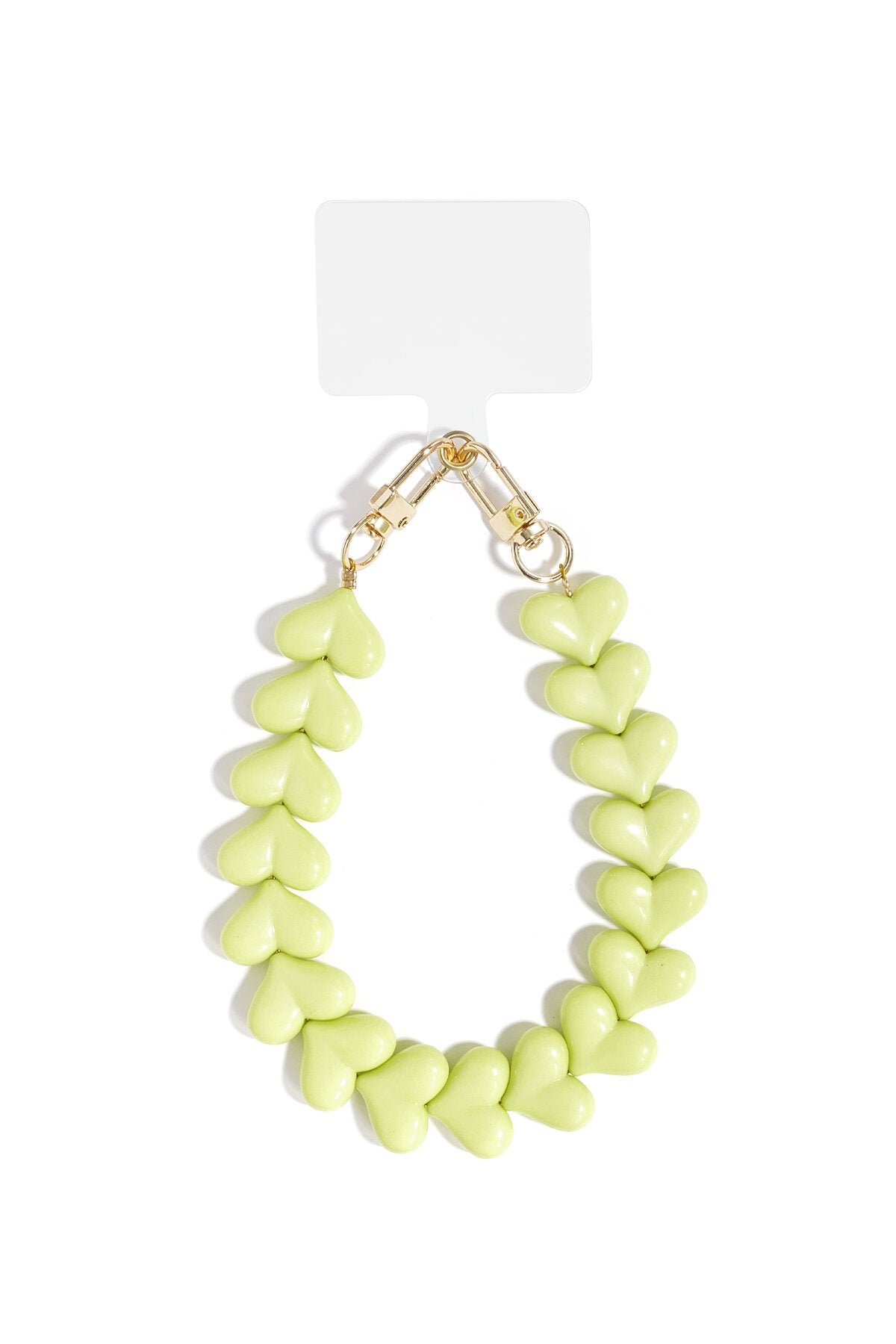 Acryl Hart Telefoonketting