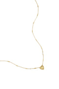 Ketting Met Parel, Steentje En Statement Hart
