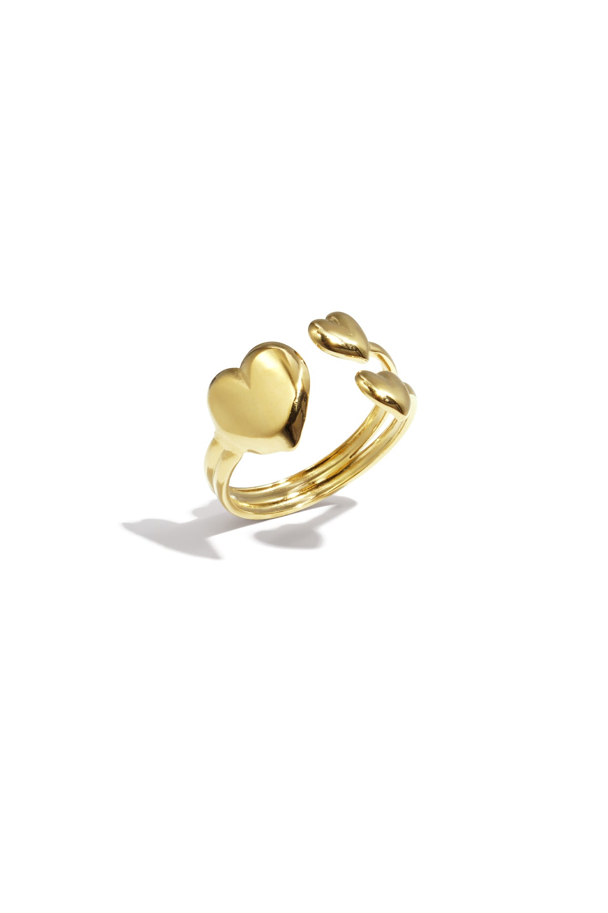 Elegante Minimalistische Hart Ring