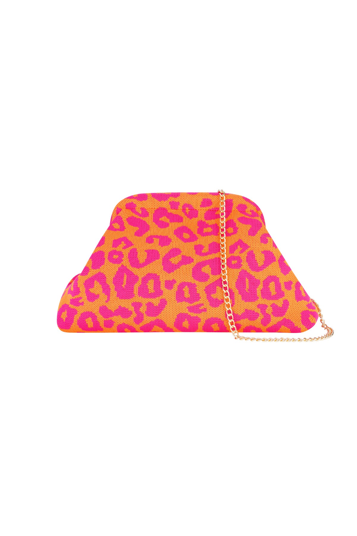 Stylish Leopard Print Half-moon Crossbody Bag