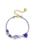 Kralenarmband Met Touwmotief, Vis En Ster Kralen