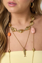 Statement Ketting Met Grote Schelpen