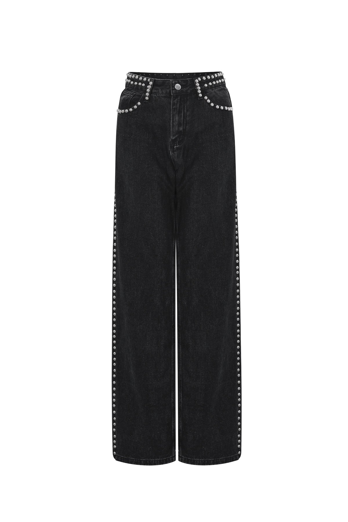 All Fit Zwart Denim Broek