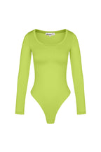 Lange Mouw Bodysuit Hoge Stretch Passend