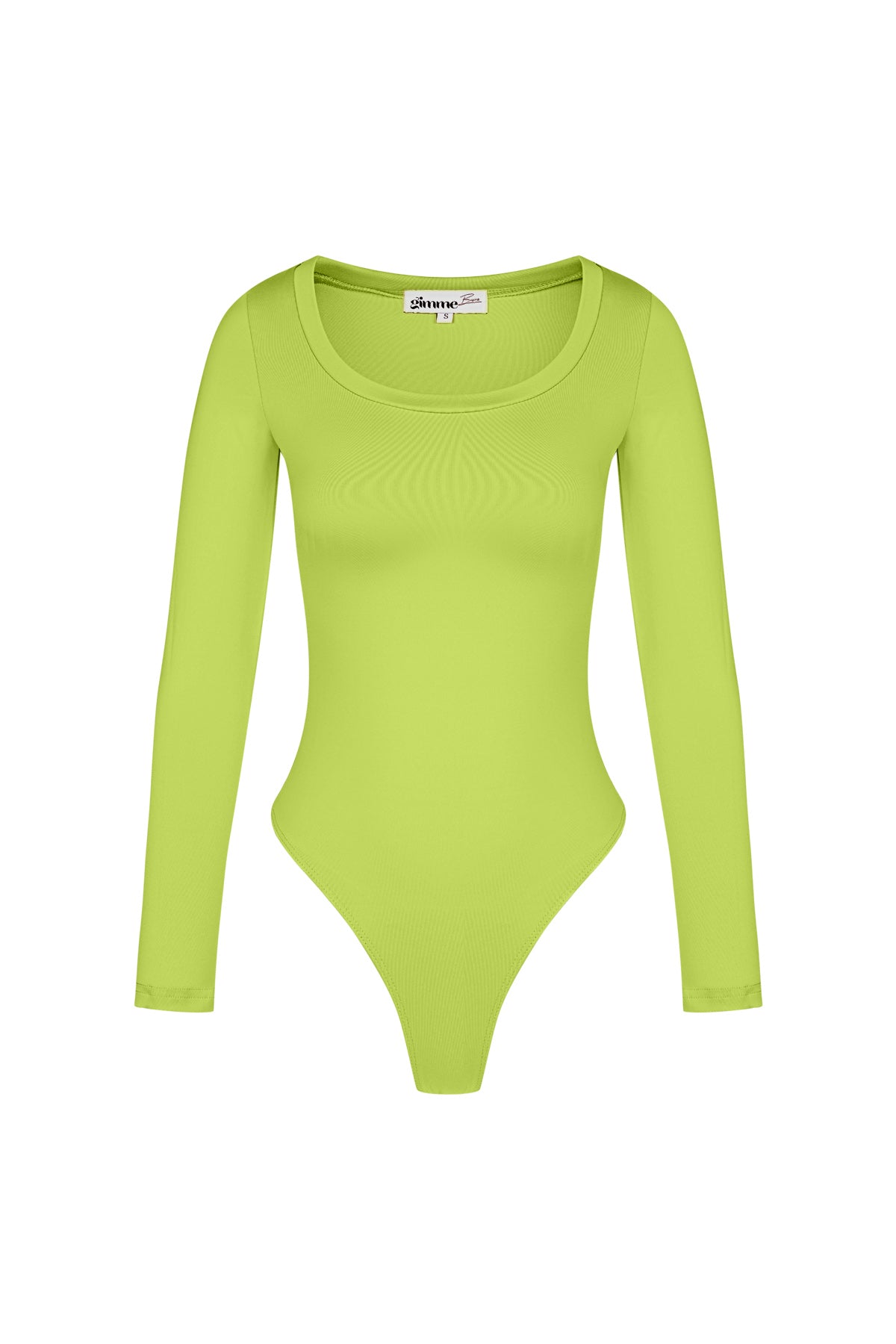Lange Mouw Bodysuit Hoge Stretch Passend