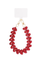Acryl Hart Telefoonketting