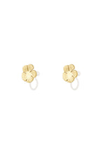 Bloem Clip Oorbellen