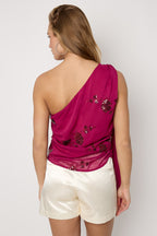 Elegante Mouwloze Top Met Bloemenprint