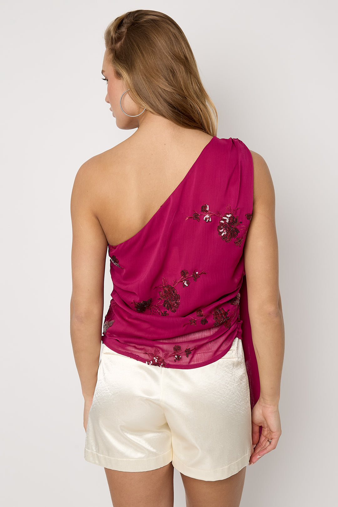 Elegante Mouwloze Top Met Bloemenprint
