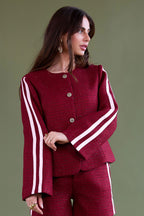 Geweven Polyestervezel Vrouwen Jas Elegant Ruit Herfst/Winter