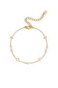 Armband Love Met Parels