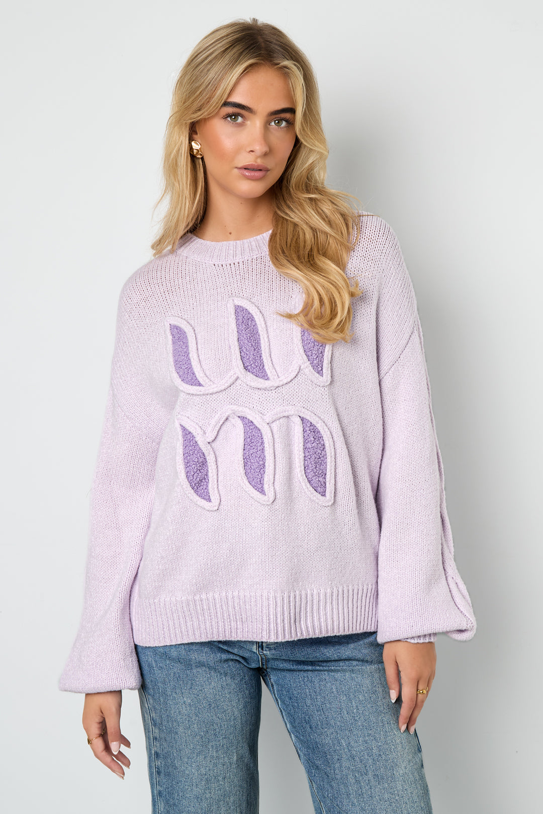 Gebreide Truien Casual Letters